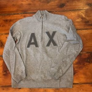Armani Exchange Gray Pullover.